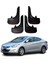 Hyundai Elentra 2010-2015 Uyumlu Racing Yazılı 4'lü Tozluk Çamurluk Paçalık Modifiye 1