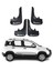 Fiat Panda Uyumlu Sports Yazılı 4'lü Tozluk Çamurluk Paçalık Modifiye 1