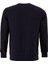 Pamuklu Erkek Sweatshirt Lacivert Soft Touch Relax Fit Basic Bisiklet Yaka 3 Iplik Nefes Alan 7