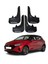Hyundai I20 2021-2022 Uyumlu Racing Yazılı 4'lü Tozluk Çamurluk Paçalık Modifiye 1
