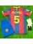 Barcelona 2010/11 Puyol Çocuk Forması 4 Lü Set Bordo 1