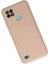 Realme C21 Kılıf Nano Içi Kadife Silikon - Pudra Arbkd 2