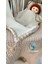 %100 Pamuk Müslin Bebek Yorgan Ekru 100X120 - Ekru 4