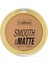 Smooth Matte Compact Powder Mat Görünümlü Pudra - 30 Dark Honey - 1 Adet 1