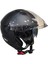 SW-765 Mat Siyah Açık Kask (Güneş Vizörlü) 3