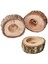 Kahverengi Ahşap Kütük Tealight Mumluk Yuvarlak 6cm En, 2,5cm Boy, 1 Adet 1