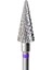 Manikür Çıkarma Çelik Törpü Ucu Mor Koni FKET-060 1