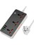 Hoco AC8A 2500W 3 Priz + 3 USB + 30W Type-C Multifonksiyonel Priz Çoğaltıcı Şar - HBPAV7339-39 2
