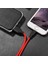 Hoco X21 Plus USB To iPhone Lightning Silikon Hızlı Şarj ve Data KABLOSU-(1903) - HBPAV4967-6019 4