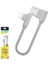 Ally Iphone Lightning Eğik Başlı Halat USB Kablo 20CM-(1903) - HBPAV6955-3249 1