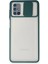 Samsung Galaxy M51 Kılıf Palm Buzlu Kamera Sürgülü Silikon - Yeşil - HBPAV1313-3040 1