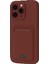 iPhone 16 Pro Kılıf Kelvin Kartvizitli Silikon - Bordo - HBPAV9437-3716 1