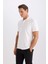 Yeni Sezon Slim Fit Dar Kesim Kısa Kollu Pamuklu Basic Düz Polo Tişört 3