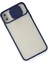 iPhone Xs Max Kılıf Palm Buzlu Kamera Sürgülü Silikon - Lacivert - TOA6997-7505 3