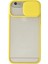 iPhone 6 Kılıf Palm Buzlu Kamera Sürgülü Silikon - Sarı - TOA8627-8200 1