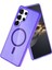 Samsung Galaxy S23 Ultra Kılıf Glow Magsafe Kapak - Mor - TOA9772-6875 2