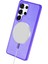Samsung Galaxy S23 Ultra Kılıf Glow Magsafe Kapak - Mor - TOA9772-6875 4