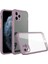 iPhone 11 Pro Max Kılıf Miami Şeffaf Silikon - Açık Mor - TOA4403-4130 1