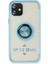iPhone 12 Mini Kılıf Montreal Yüzüklü Silikon Kapak - Buz Mavi - TOA1864-7407 1