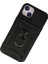 iPhone 15 Kılıf Pars Lens Yüzüklü Silikon - Siyah - TOA9920-9871 3