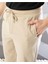 Erkek Slim Fit Jogger Pantolon | Bağcıklı Cepli Bilek Boy Rahat Kalıp | 4