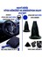 Mini One (2004-2012 R52 R57) Uyumlu Dikişli Siyah Deri Oto Direksiyon Kılıfı ve Vites Körüğü 2'li S 1