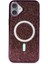 iPhone 16 Kılıf Diamond Magsafe Kapak - Derin Mor 1