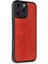 iPhone 16 Pro Max Kılıf Aras Deri Kapak - Kırmızı 2