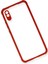Xiaomi Redmi 9A Kılıf Miami Şeffaf Silikon - Kırmızı Arbkd 3