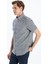 Yeni Sezon Regular Fit Kisa Kollu Ekose Poplin Erkek Gomlek - S5KS94Z8 1