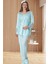 By Mecit 5015 Turkuaz Lohusa Pijama Takımı 1