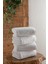 Dört Adet 50X90 cm Çift Dikişli Beyaz Banyo Havlusu Seti 1