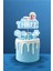 Frozen Elsa Temalı 3 Yaş Three 3 Lü Pasta Süsü 1