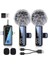 H68 Type-C + Lightning + Aux 2li 3in1 Kablosuz Yaka Mikrofonu 4