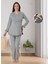 Dvina Effortt Lohusa Pijama Takımı Gri - 4042 1