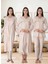 Dvina Effortt Lohusa 4'lü Set - Sabahlık/pijama Takımı/gecelik Bej - 4036 1