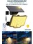 Güneş Enerjili Bahçe Aydınlatması – 106 Led, Sarı Işık, Kumandalı IP65 Solar Duvar Lamba 1