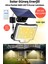 Solar 220 LED – 5m Kablolu, IP65, Kumandalı, 3 Modlu, Güneş Enerjili Bahçe Aydınlatma - Sarı Işık 1