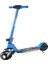 S5 Elektrikli Çocuk Amortisörlü Led'li Scooter + Dizlik ve Dirseklik Mavi 1