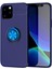 iPhone 12 Kılıf Range Yüzüklü Silikon - Mavi 1