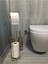 Şık Ayaklı Tuvalet Kağıtlık ve Peçetelik Banyo Aksesuarı, Estetik ve Kullanışlı Tasarım 1