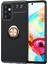 Samsung Galaxy A72 Kılıf Range Yüzüklü Silikon - Siyah-Gold Arbkd 1