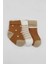 3'lü Penye Erkek Soket Çorap BS10111 Hardal 2