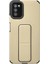 Samsung Galaxy A03S Kılıf Mega Standlı Silikon - Gold Arbkd 1