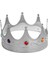 GümüşRenkYetişkinÇocukUyumluKralTacıKraliyetTacı60cm 1
