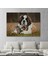 Yavru Kediler ve St Bernard Köpek, Hayvan Temalı Dekoratif Kanvas Tablo, Duvar Dekoru 1124 2