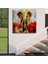 Yağlıboya Görünüm Modern Fil Dekoratif Kanvas Tablo, Duvar Dekoru 5839 5