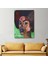 Pop Art Afrikalı Kadın Portresi Dekoratif Kanvas Tablo, Duvar Dekoru 6004 2