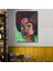 Pop Art Afrikalı Kadın Portresi Dekoratif Kanvas Tablo, Duvar Dekoru 6004 3