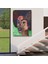 Pop Art Afrikalı Kadın Portresi Dekoratif Kanvas Tablo, Duvar Dekoru 6004 5